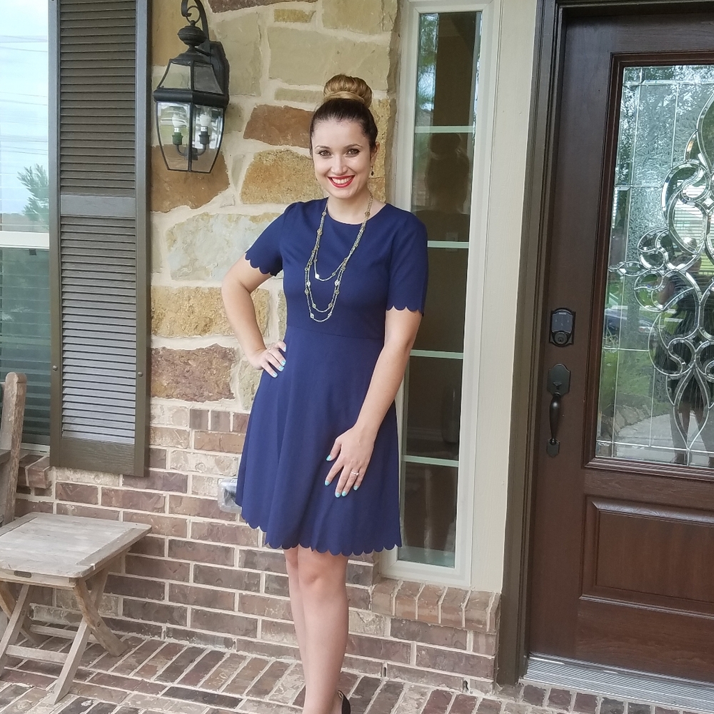 Banana republic fit& flare dress